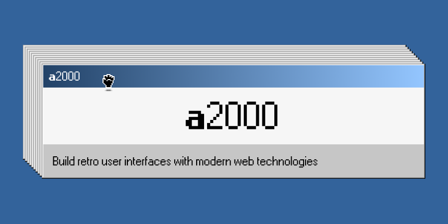 Build retro user interfaces with modern web technologies